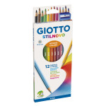 GIOTTO-DIDO- LAPIZ GIOTTO STILNOVO X 12 + SACAPUNTAS Y GRAFITO COLORES